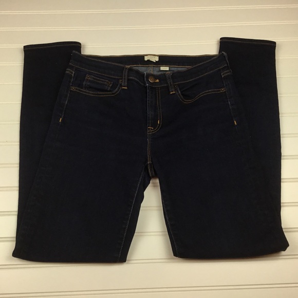 J Crew 9” High Rise Skinny Jeans 27/30 - Picture 5 of 8